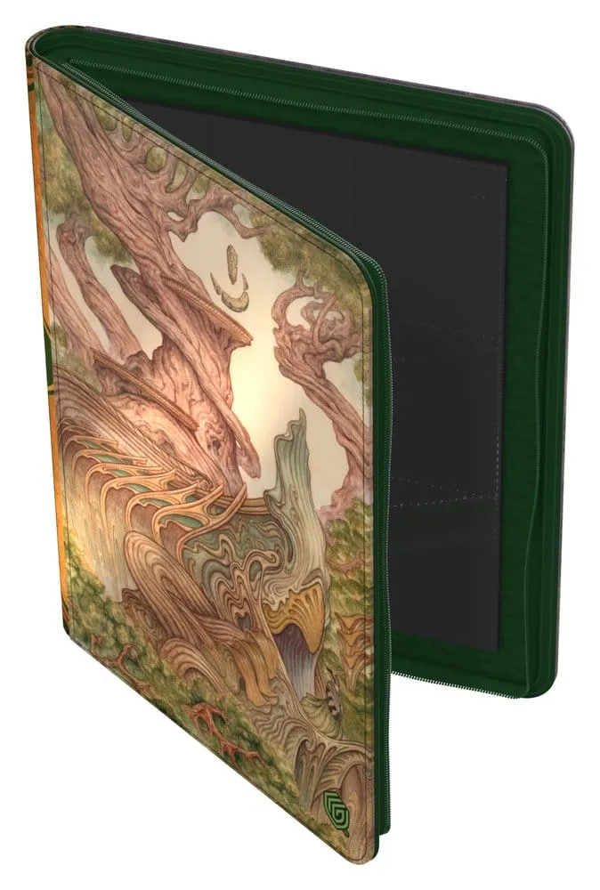Ultimate Guard Zipfolio 18-Pocket Xenoskin (360 double-sleeved cards) Magic: The Gathering "Lorwyn Eclipsed" - Forest